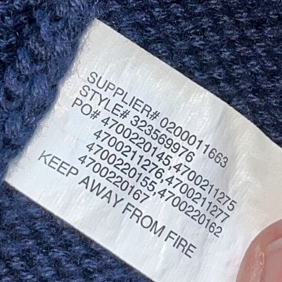 Ralph Lauren Polo BIG PONY Full Zip Sweater Jacket  NAVY/WHITE Boys XL - Picture 9 of 16